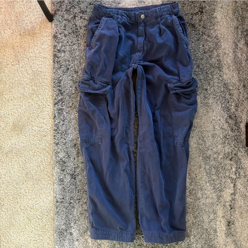 NWOT Free People Navy Cargo Pants
